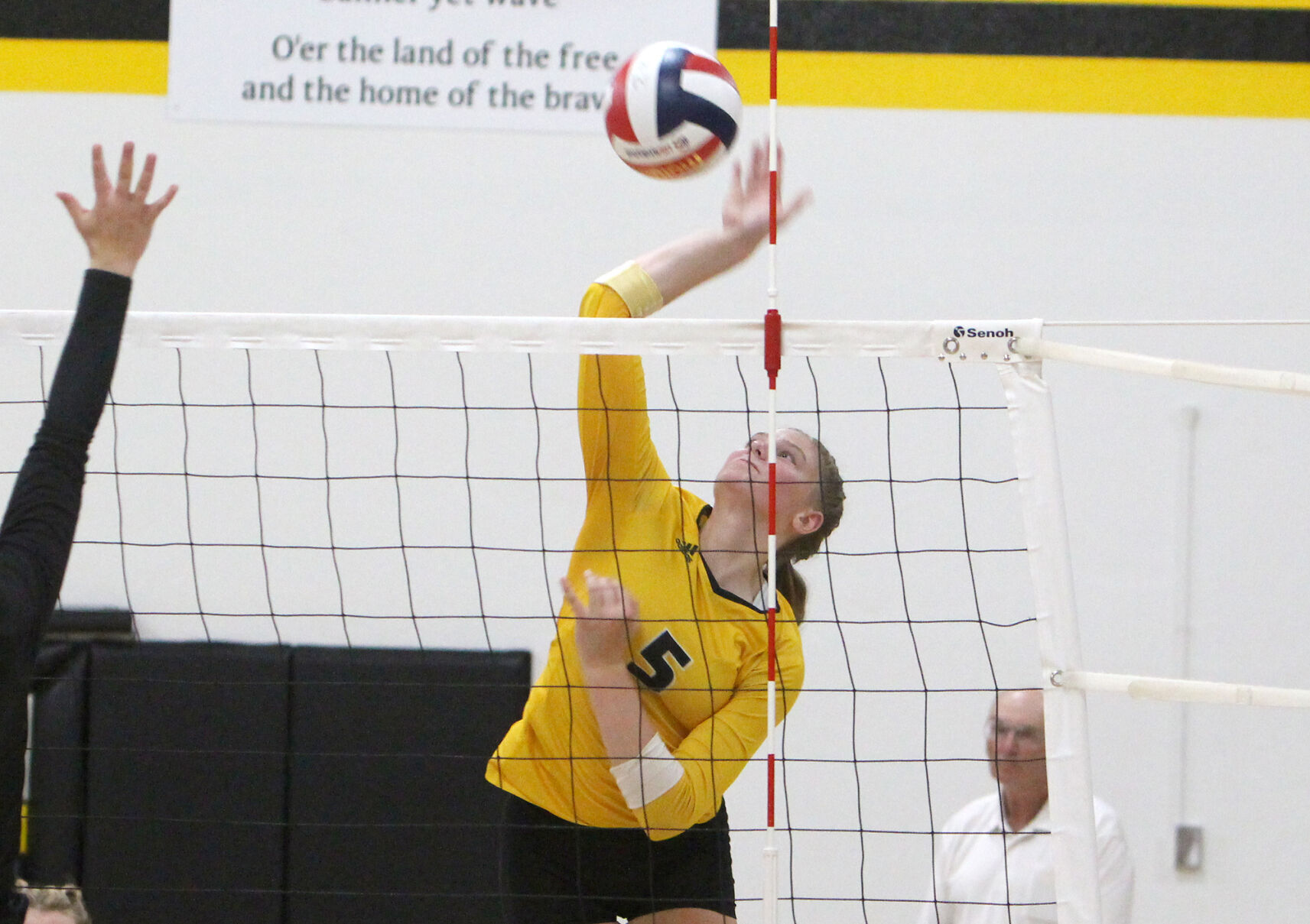 Bloomer at Cadott volleyball 9-13-22